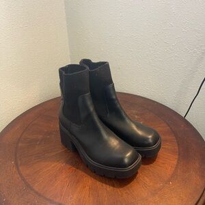 Sun + Stone Black Combat Boots